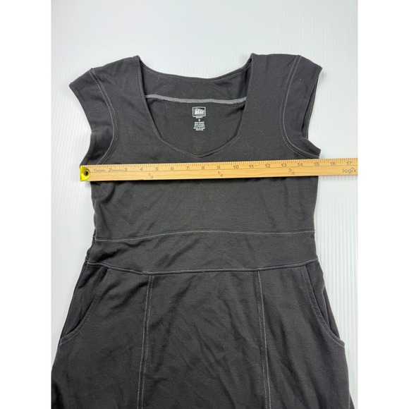 REI‎ Black Athleisure Dress Pockets Stretch Casual Comfy Activewear Small - Picture 3 of 7